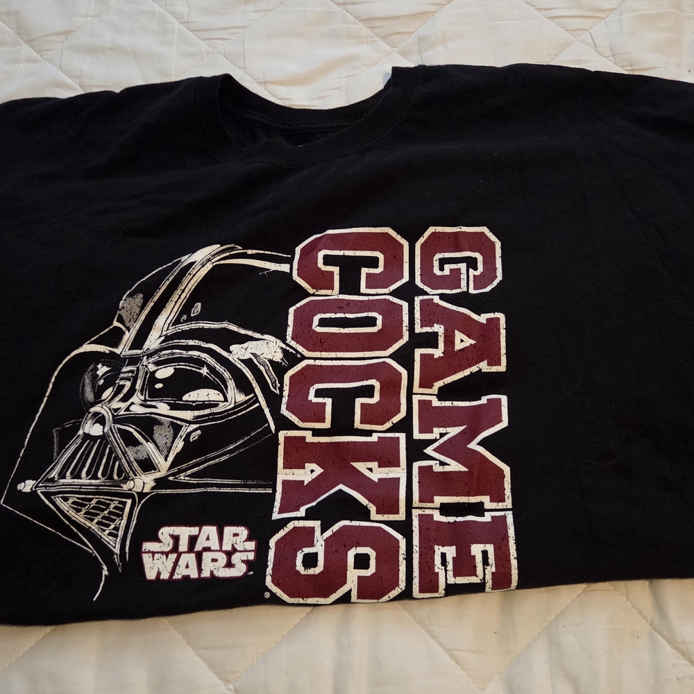 Black Champions 3XL South Carolina Game Cocks  Darth Vader Star Wars Shirt